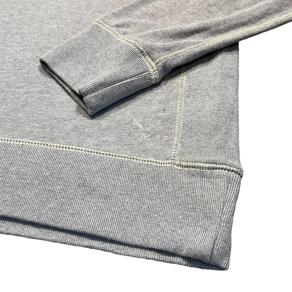 American Eagle Quarter Button Zip Collared Beige … - image 6